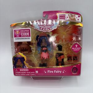 Royale High 3” Mini Fire Fairy Fashion Doll 9 Accessories-Code-Series 1 NIB Girl